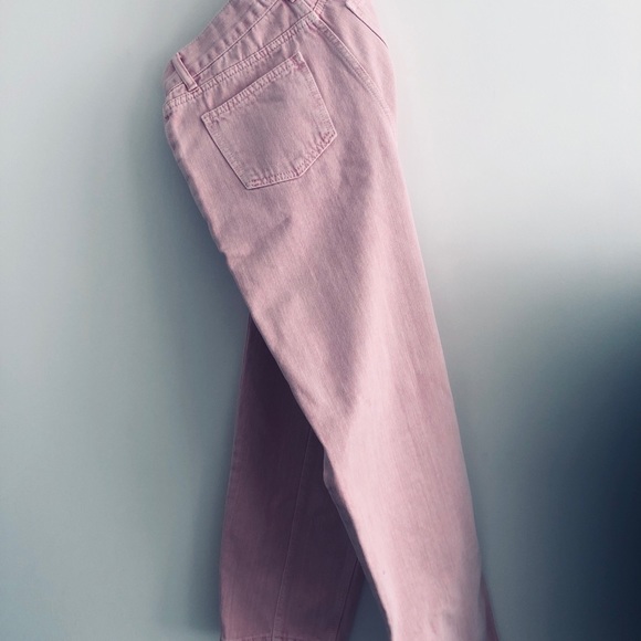 Korean Design Pink Denim Pants - Picture 16 of 16